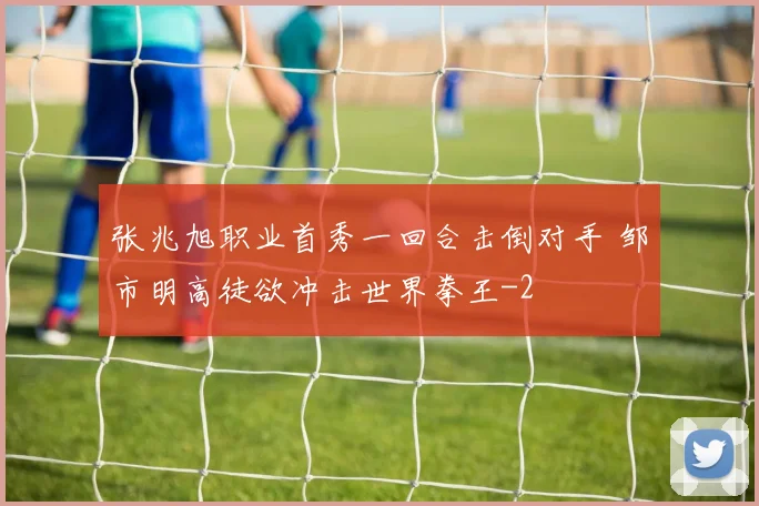 张兆旭职业首秀一回合击倒对手 邹市明高徒欲冲击世界拳王